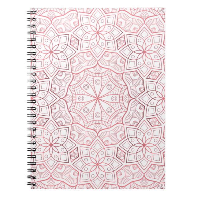 Caderno Espiral Mandala de Luxo 5 (Frente)