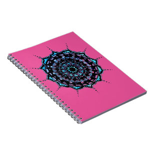 Caderno Espiral Mandala design