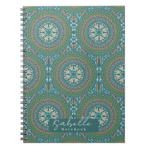 Caderno Espiral Mandala Green