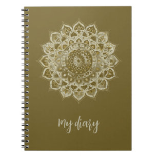Caderno Espiral Mandalas Coloridas com Estilo Índia 4