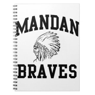 Caderno Espiral Mandan Braves Notebook
