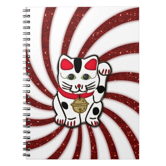 Caderno Espiral maneki neko (Frente)