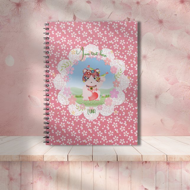 Caderno Espiral Maneki Neko Lucky Luna (Maneki Neko Lucky Luna Notebook)