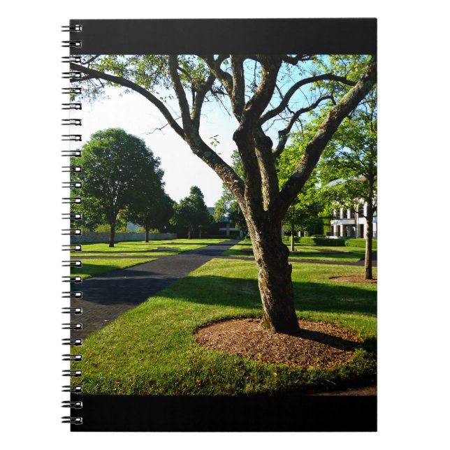 Caderno Espiral Manhã cedo na Paddock (Frente)