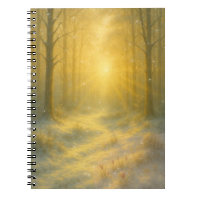 Caderno Espiral Manhã na Floresta (Frente)