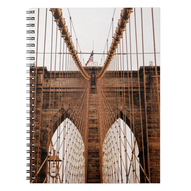 CADERNO ESPIRAL MANHATTAN BRIDGE NEW YORK (Frente)