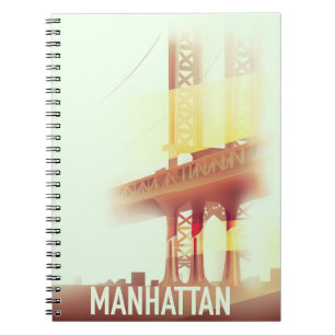 Caderno Espiral Manhattan Noite