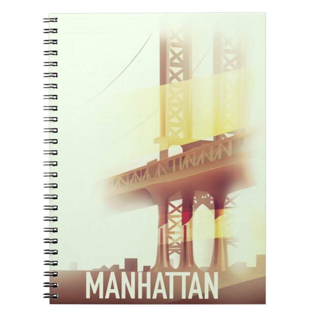 Caderno Espiral Manhattan Noite (Frente)