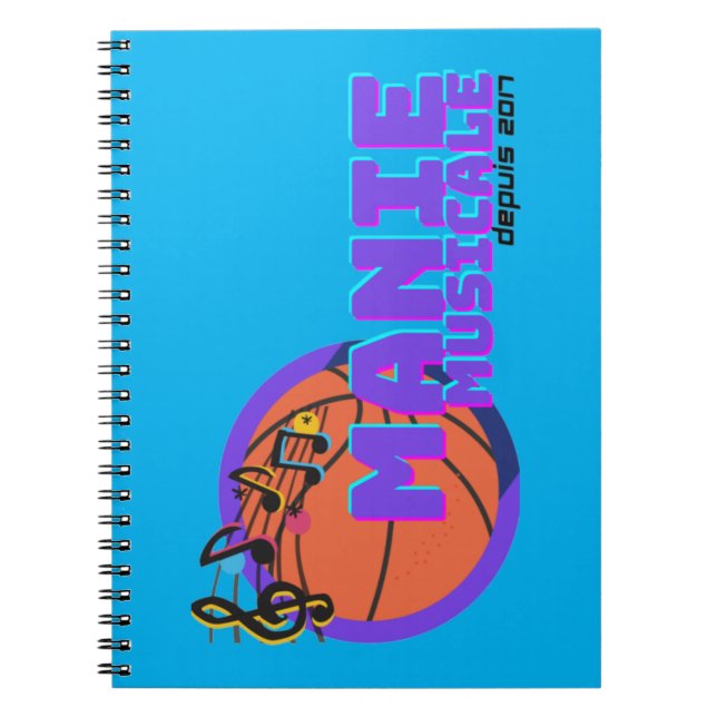 Caderno Espiral Manie Musicale Notebook (Frente)