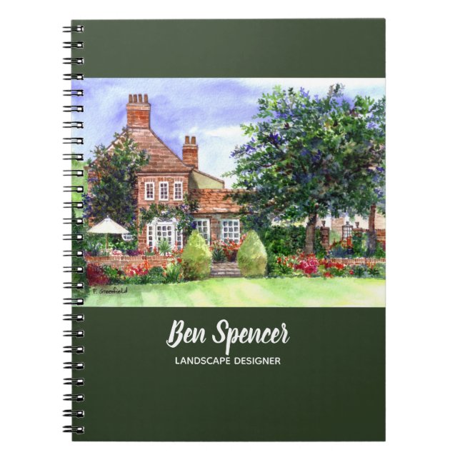 Caderno Espiral Manor House, Heslington, York (Frente)
