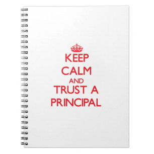 Caderno Espiral Mantenha a calma e confie um principal