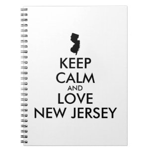 CADERNO ESPIRAL MANTENHA CALMO E AMES PERSONALIZÁVEIS NOVO JERSEY