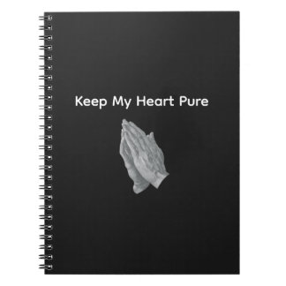 Caderno Espiral Mantenha Meu Coração Puro