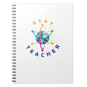 Caderno Espiral Mantenha o notebook do professor
