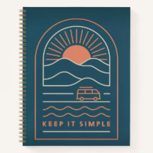 Caderno Espiral Mantenha Simples