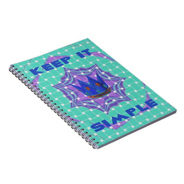Caderno Espiral Mantenha Simples: A Clareza Real (Lado Direito)