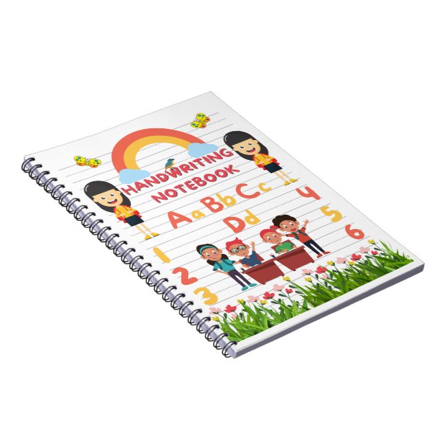 Caderno Espiral manual infantil (Lado Direito)