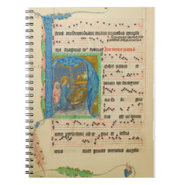 Caderno Espiral Manuscrito de Natal Gana-Cante Medieval