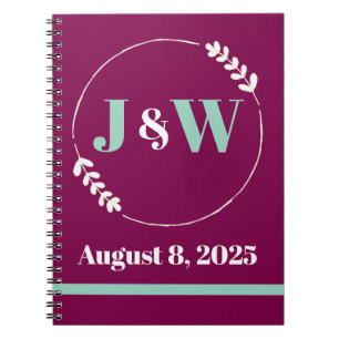 Caderno Espiral Manutenção de planejamento de casamento ou evento