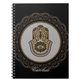 Caderno Espiral Mão de hamsa legante
