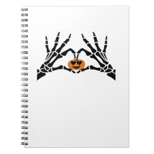 Caderno Espiral Mãos Cardíacas Loucas Clássicas