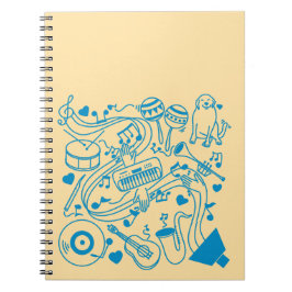 Caderno Espiral Mãos de Música - Design ASL