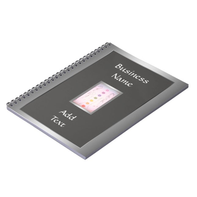 Caderno Espiral Mãos de Reparo Holístico de Prata (Left Side)