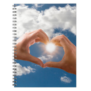 Caderno Espiral Mãos do amor