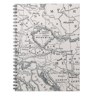 CADERNO ESPIRAL MAPA: ALEMANHA E ÁUSTRIA
