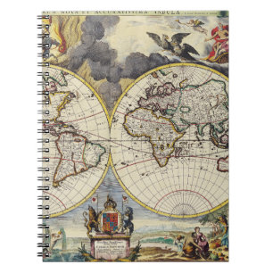 Caderno Espiral Mapa antigo antigo inspirado (4)