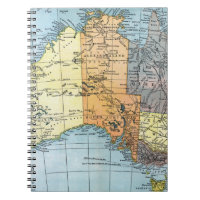 MAPA: AUSTRÁLIA, c1890