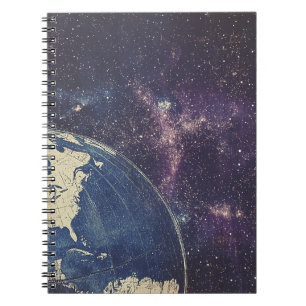 Caderno Espiral Mapa Celestial Antigo