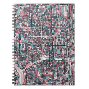 Caderno Espiral Mapa de Kyoto Japão
