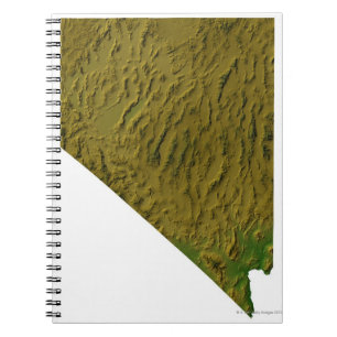 Caderno Espiral Mapa de Nevada