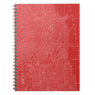 Caderno Espiral Mapa gráfico de São Francisco