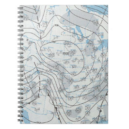 Caderno Espiral Mapa Meteorológico Nacional