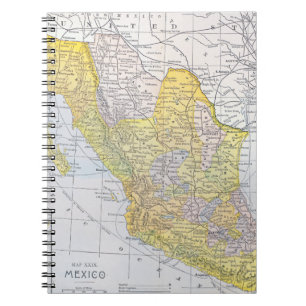 CADERNO ESPIRAL MAPA: MÉXICO
