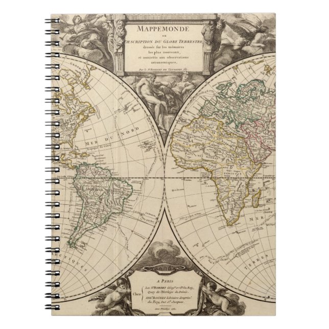 Caderno Espiral Mapa Mundial 9 (Frente)