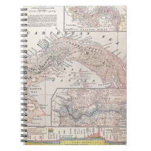 CADERNO ESPIRAL MAPA: PANAMÁ, 1907