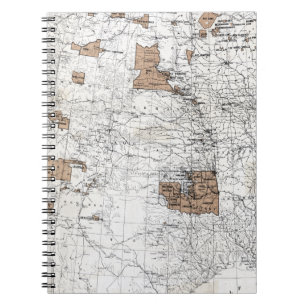 CADERNO ESPIRAL MAPA: RESERVAS, 1888