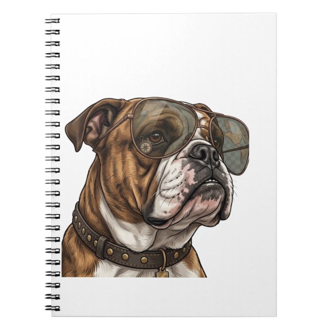 Caderno Espiral Mapa Vintage (Frente)