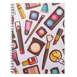 Caderno Espiral maquiagem