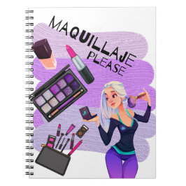 CADERNO ESPIRAL MAQUILLAJE POR FAVOR