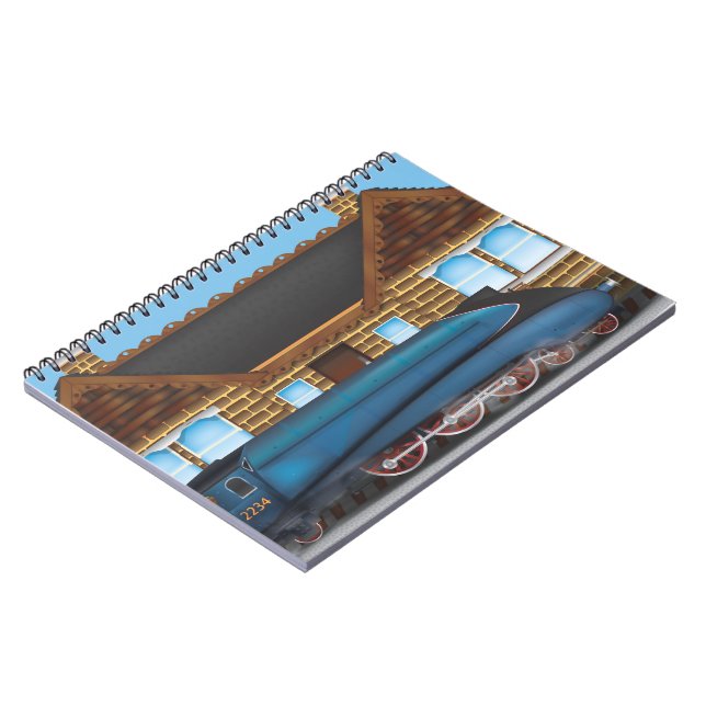 Caderno Espiral Máquina a Vapor (Left Side)