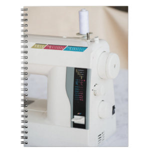 Caderno Espiral Máquina de costura moderna