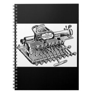 Caderno Espiral Máquina de escrever do no. 5 de Blickensderfer do