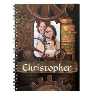 Caderno Espiral Máquinas personalizadas de galhardetes