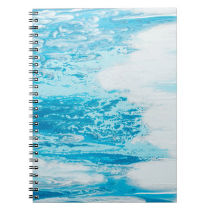 Caderno Espiral Mar azul