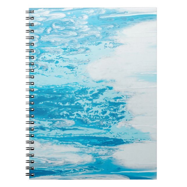Caderno Espiral Mar azul (Frente)