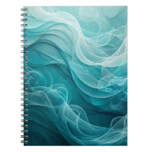 Caderno Espiral Mar Azul Turquesa Céu Giratório Sonhador